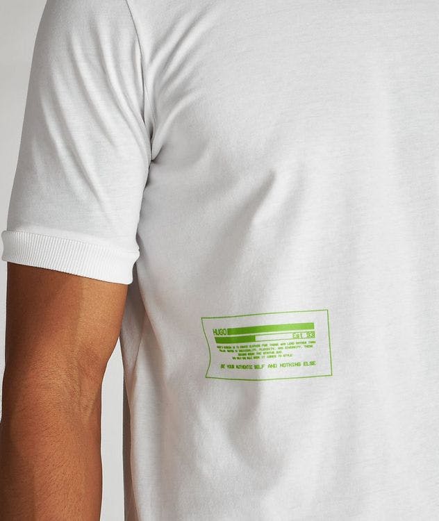 Cyber Manifesto Logo Cotton T-Shirt picture 4