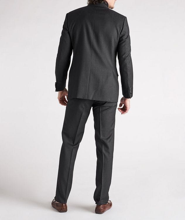 Contemporary Fit Neat Pattern Wool Suit picture 4
