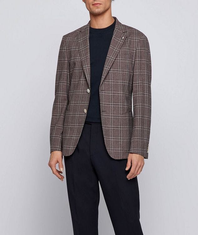 Windowpane Check Sports Jacket picture 5