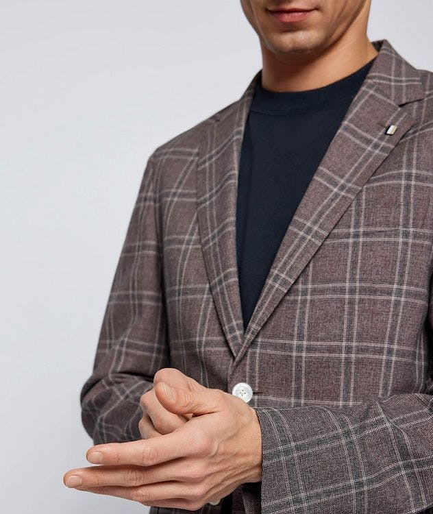 Windowpane Check Sports Jacket picture 6
