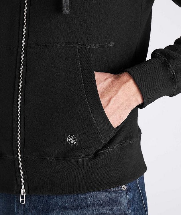 T Patch Zip-Up Cotton Hoodie picture 5