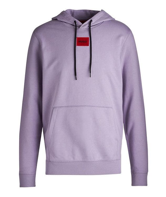 Drawstring Cotton-Blend Hoodie picture 1
