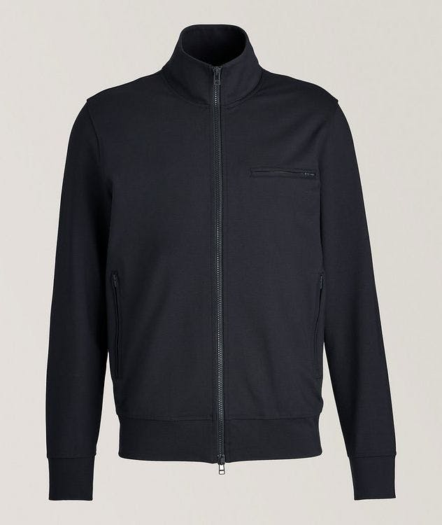 Viscose-Blend Technical Track Jacket picture 1