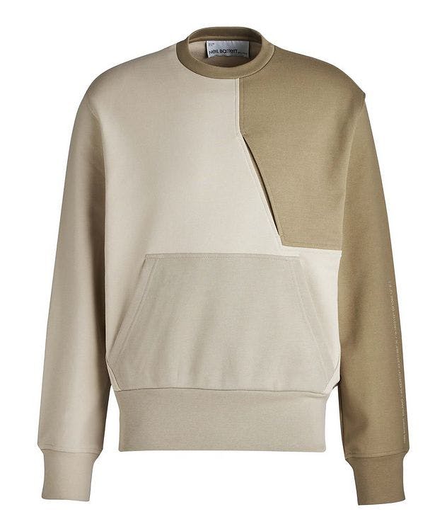 Panelled Colour-Block Cotton Sweatshirt picture 1