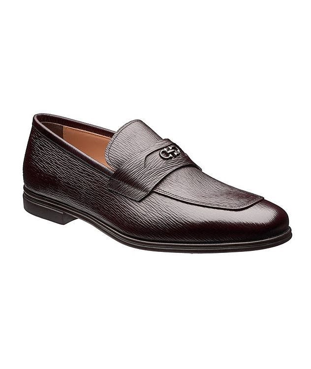 Martin Pebbled Leather Loafers picture 1