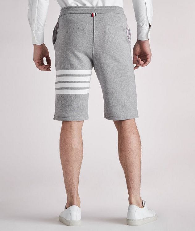 Four-Bar Stripe Cotton Sweat Shorts picture 5