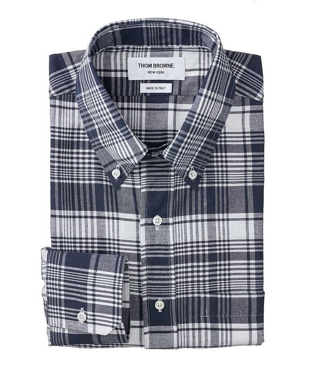 Cotton Hairline Madras Check Shirt picture 1