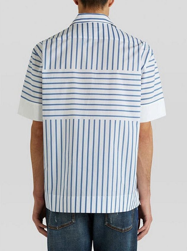 Short Sleeve Striped Cotton Shirt picture 3