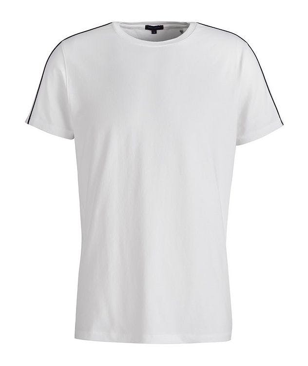 Piped Stretch-Cotton T-Shirt picture 1