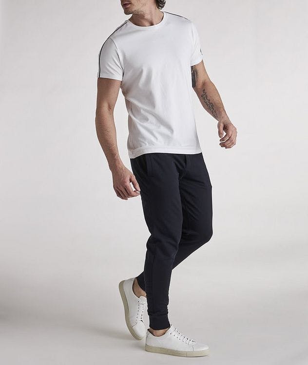 Piped Stretch-Cotton T-Shirt picture 2