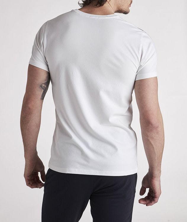Piped Stretch-Cotton T-Shirt picture 4