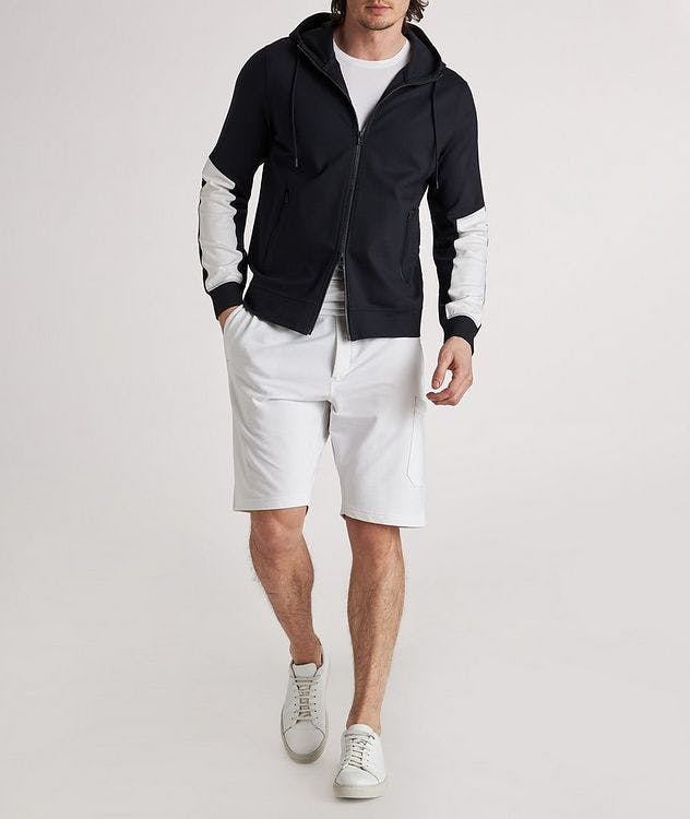 Viscose-Blend Technical Full-Zip Hoodie picture 2