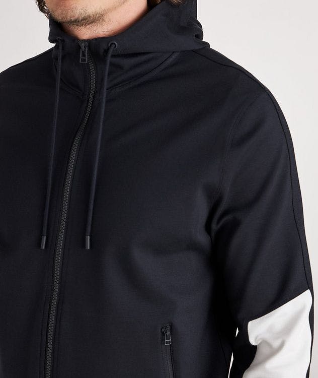 Viscose-Blend Technical Full-Zip Hoodie picture 5