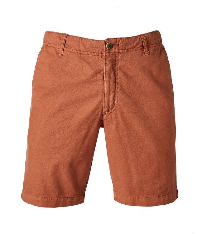 Drawstring Stretch Cotton-Blend Shorts picture 1