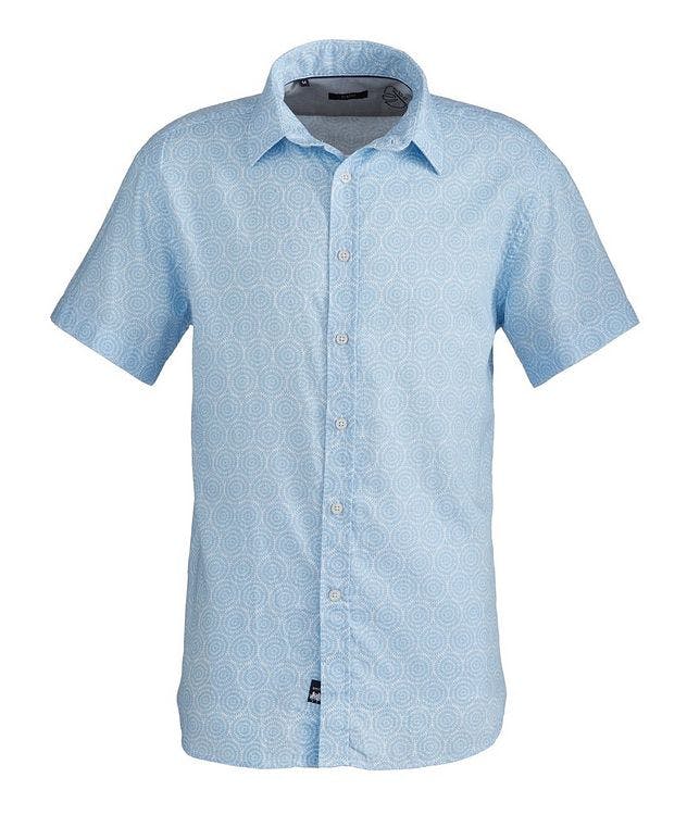 Geometric Cotton-Blend Sport Shirt picture 1