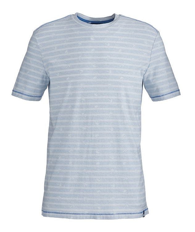 Faded Stripe Cotton T-Shirt picture 1