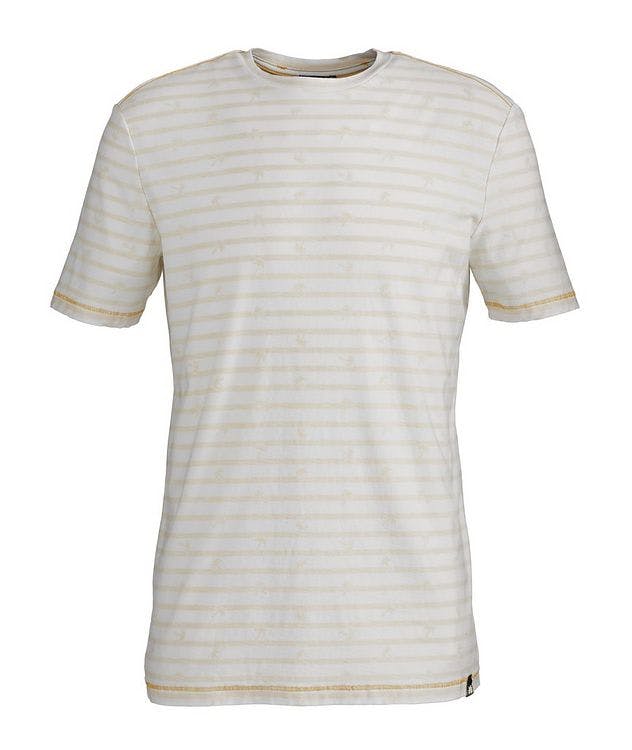 Faded Stripe Cotton T-Shirt picture 1