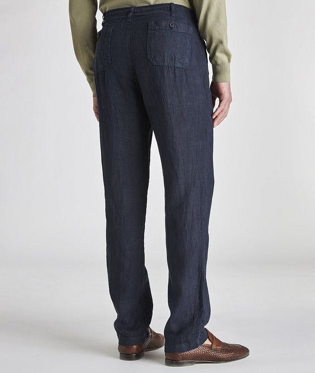 Contemporary Fit Garment Dyed Linen Pants picture 3