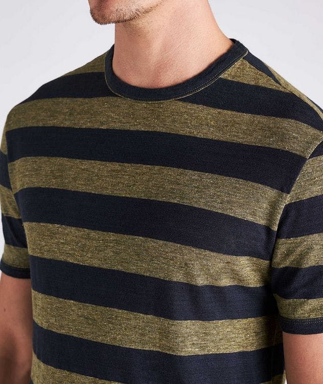 Striped Linen T-Shirt picture 4