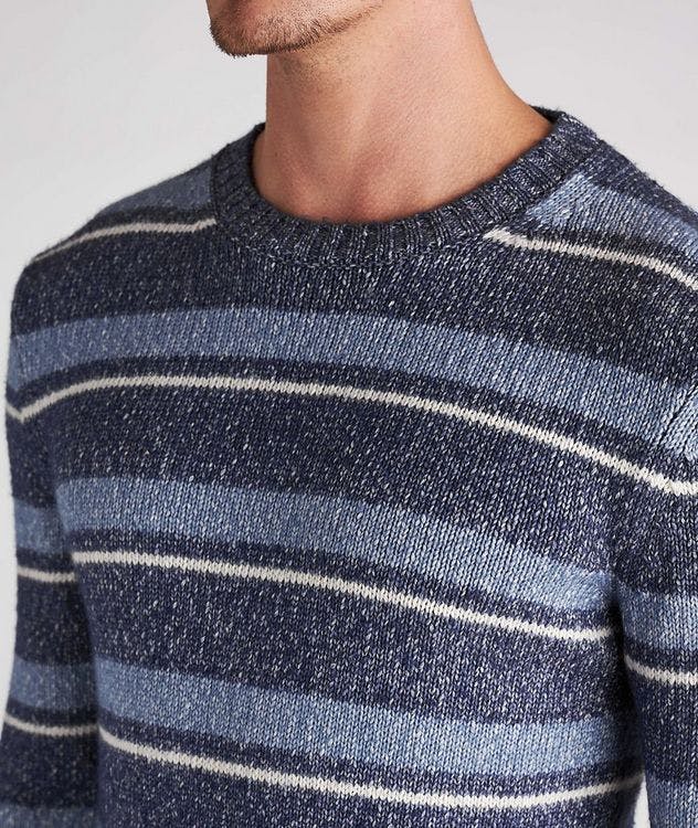 Marco Striped Cotton-Blend Sweater picture 4