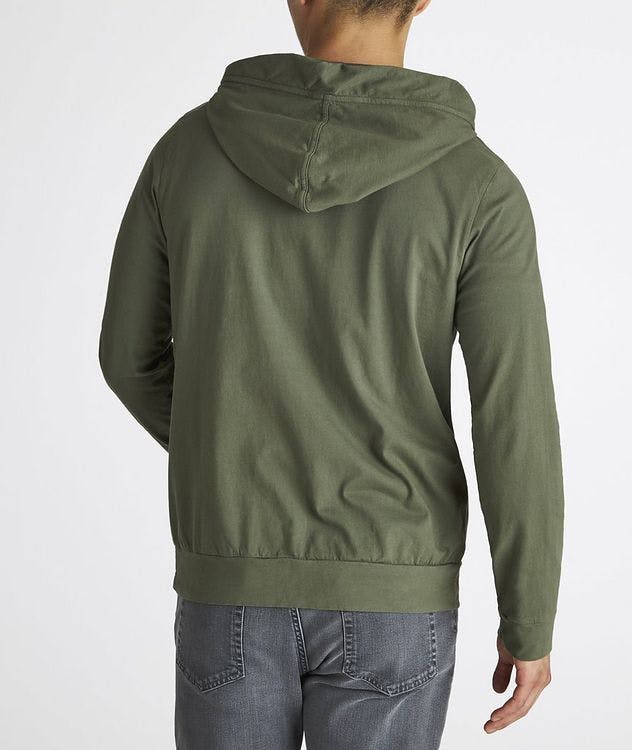 Vintage Washed Full-Zip Cotton Hoodie picture 3