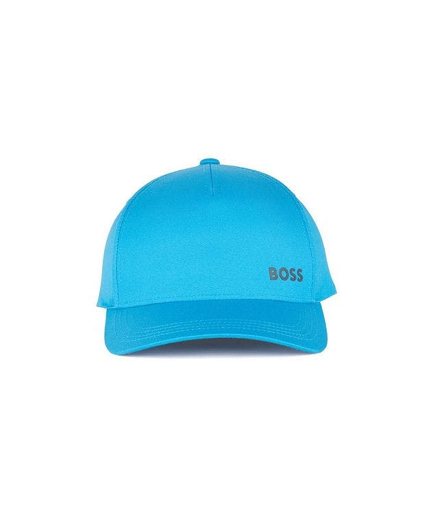 Contrast Logo Recycled Material Baseball Cap picture 1