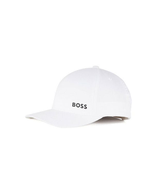 Contrast Logo Recycled Material Baseball Cap picture 2