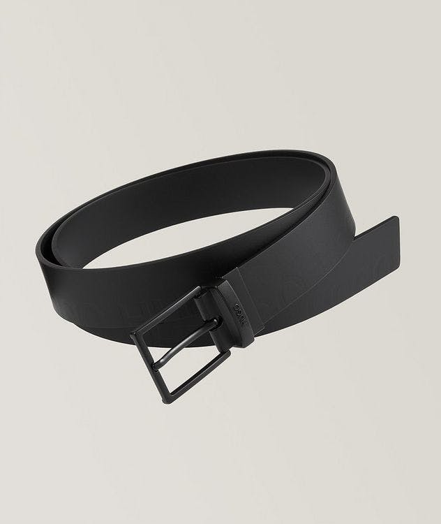 Gino Logo Reversible Leather Belt picture 1