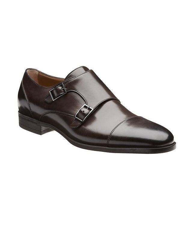 Leather Double-Monk Dress Shoes picture 1
