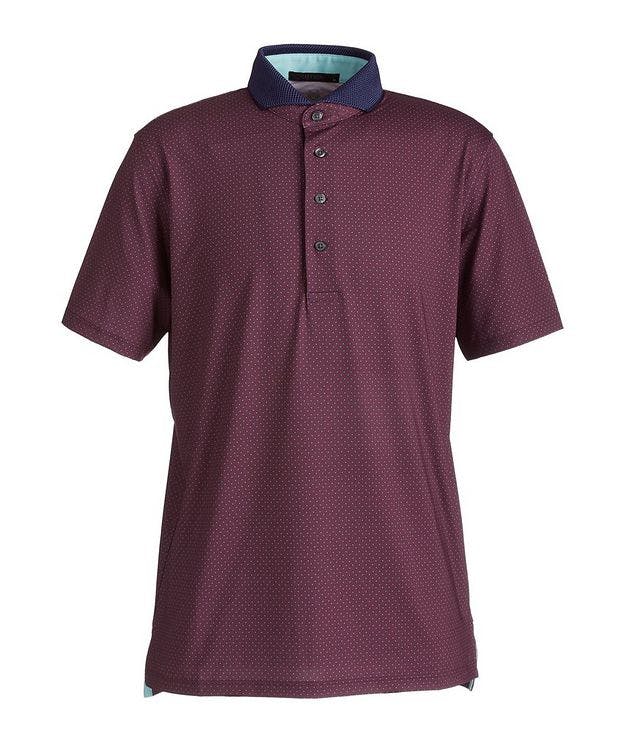 Dotted Technical-Stretch Polo  picture 1