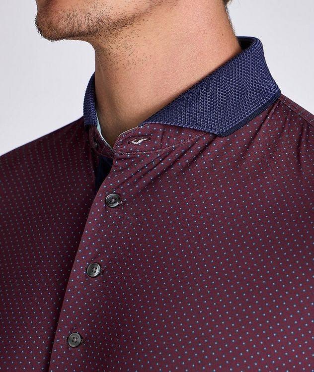 Dotted Technical-Stretch Polo  picture 4