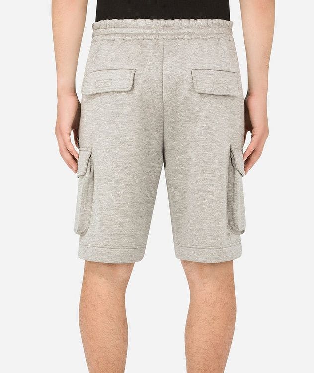 Oversized Cotton Jersey Cargo Shorts picture 3