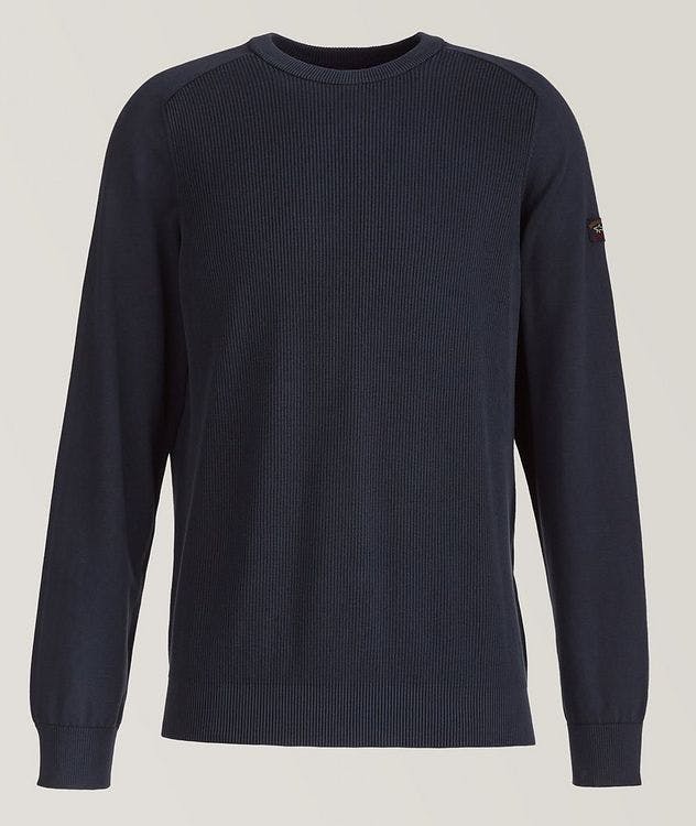 Cotton Ribbed Body Crewneck  picture 1