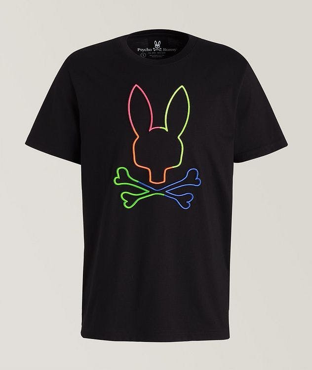 T-shirt en coton pima avec logo de lapin picture 1