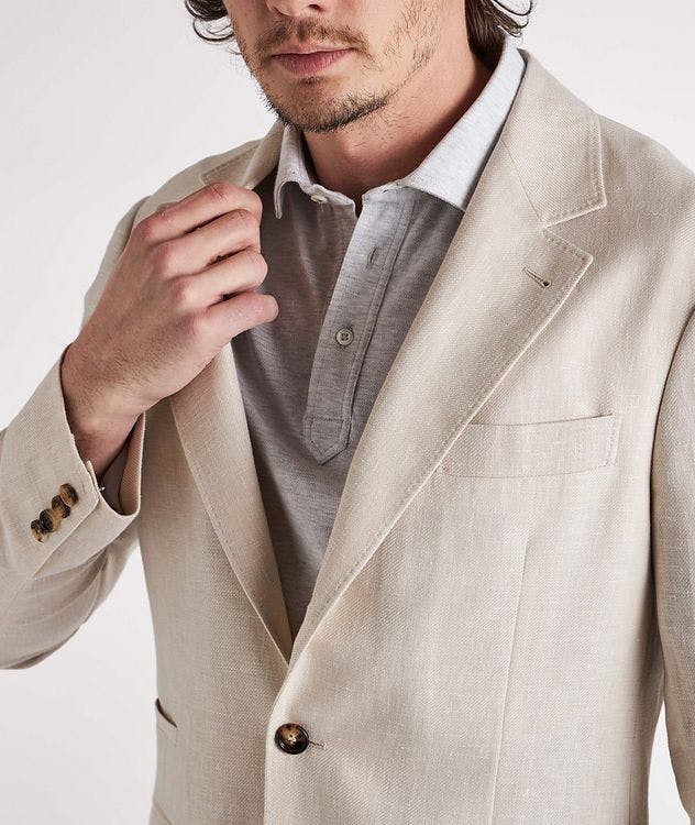 Linen, Wool, and Silk Sports Jacket picture 4