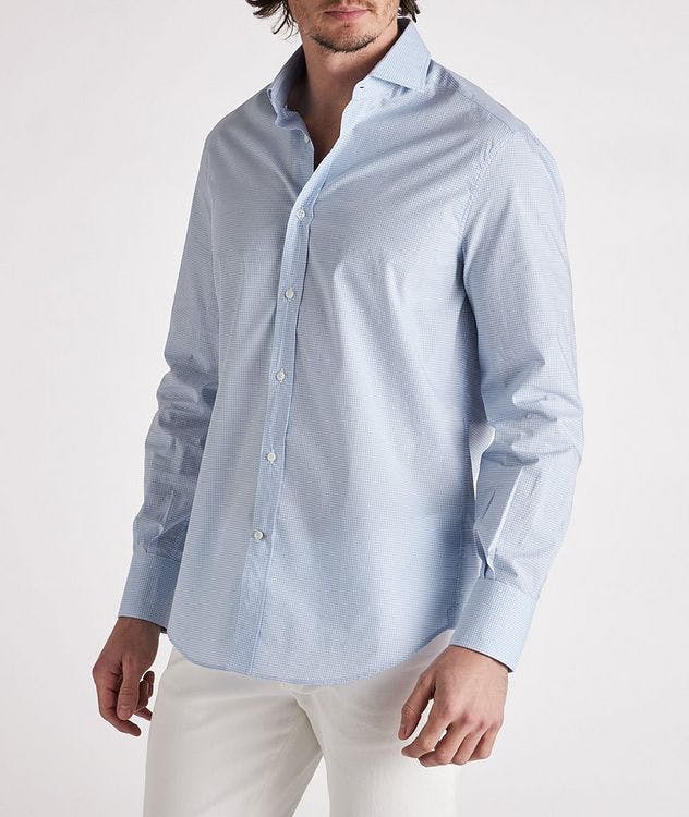 Contemporary Fit Checked Cotton Shirt picture 2