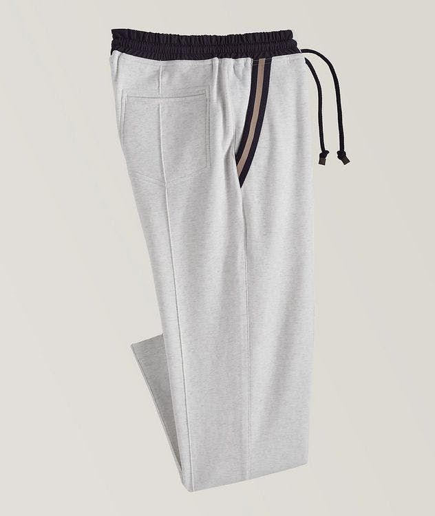 Stretch-Cotton Jersey Joggers picture 1