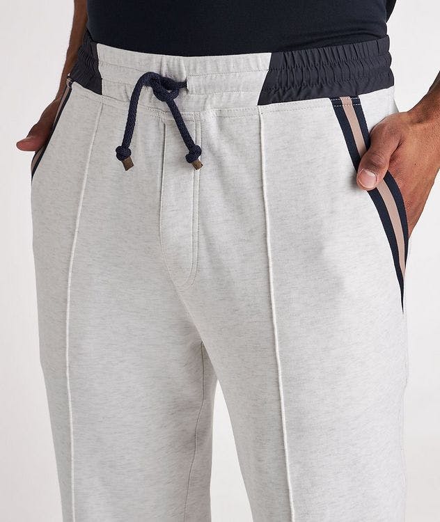 Stretch-Cotton Jersey Joggers picture 5