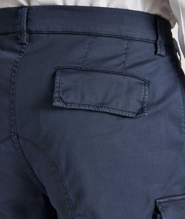 Stretch-Cotton Cargo Shorts picture 6