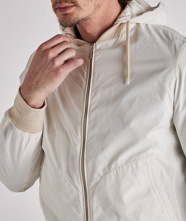 Water Repellent Hooded Cotton-Nylon Jacket picture 4