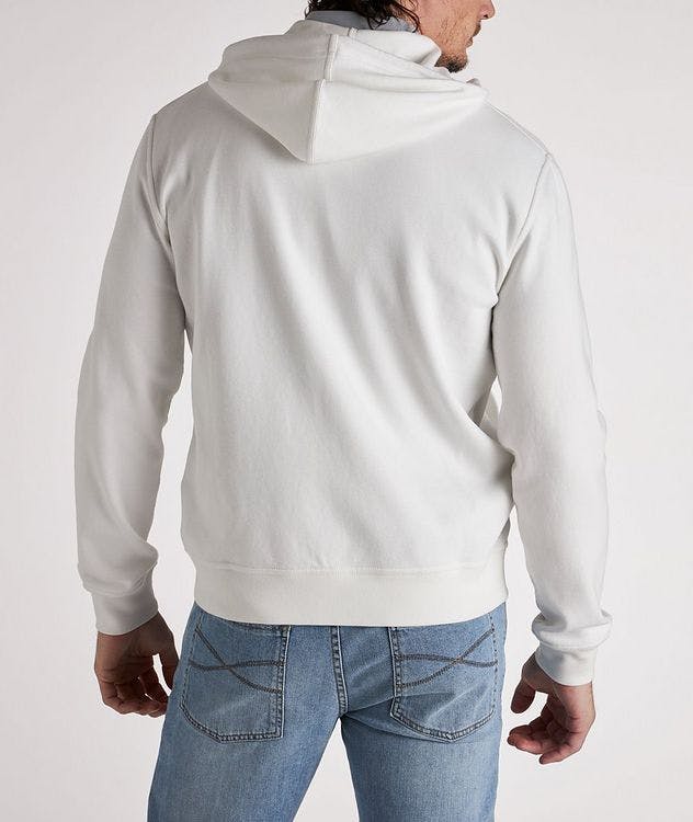 Zip-Up Cotton-Blend Hoodie picture 3