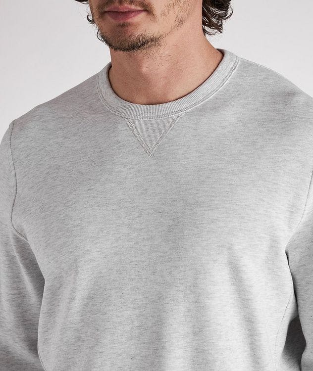Cotton-Blend Crew Neck Sweater picture 4