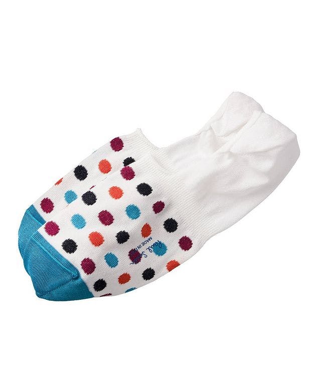 Printed Cotton-Blend No-Show Socks picture 1