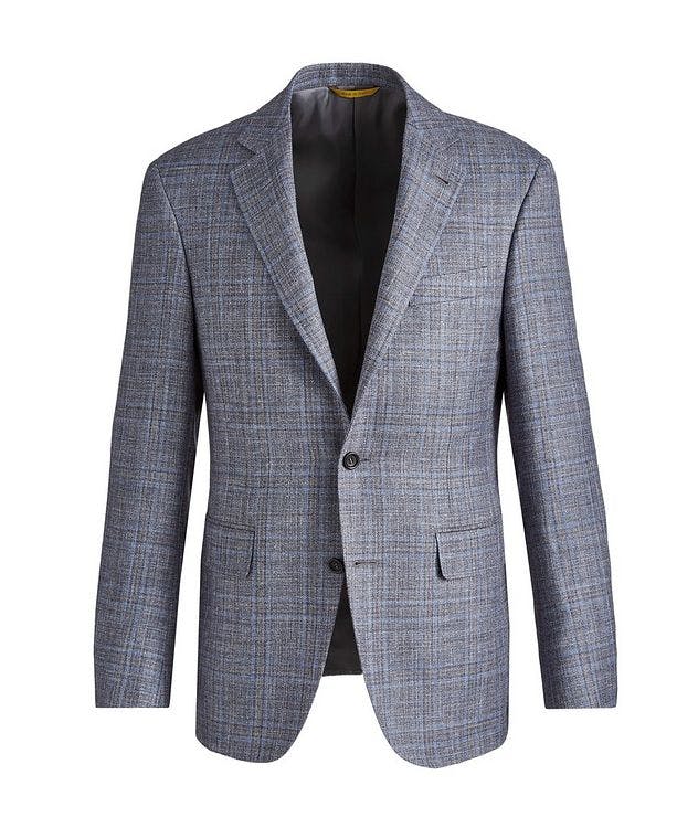 Wool, Silk, & Linen Checked Sports Jacket picture 1