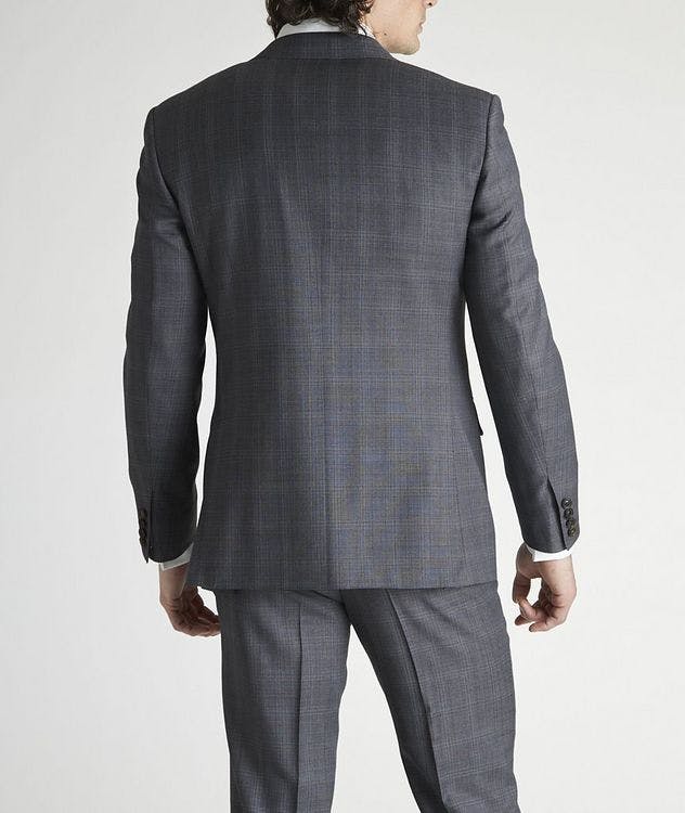 Slim-Fit Check Wool Suit picture 4
