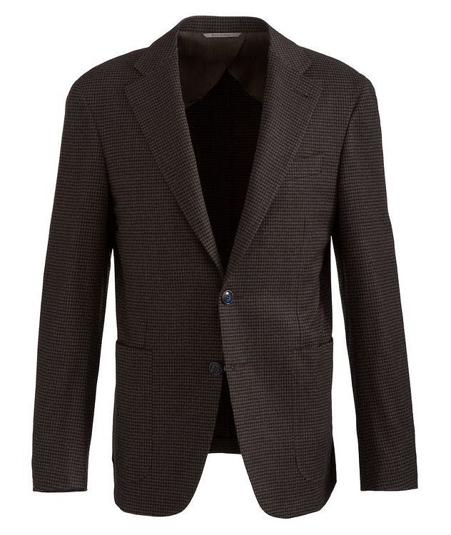 Slim Fit Houndstooth Wool-Cashmere Sports Jacket picture 1