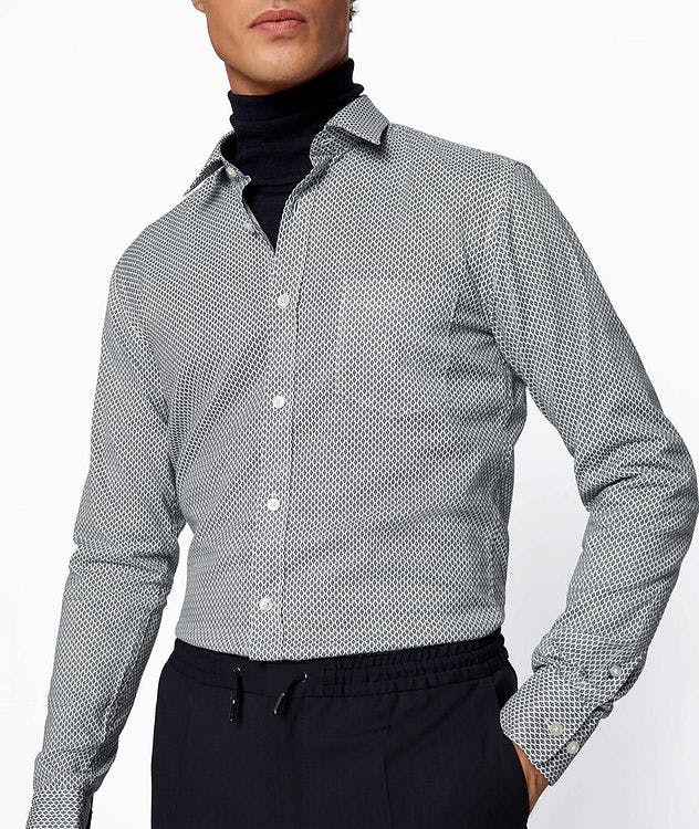 Slim-Fit Printed Cotton Shirt picture 2