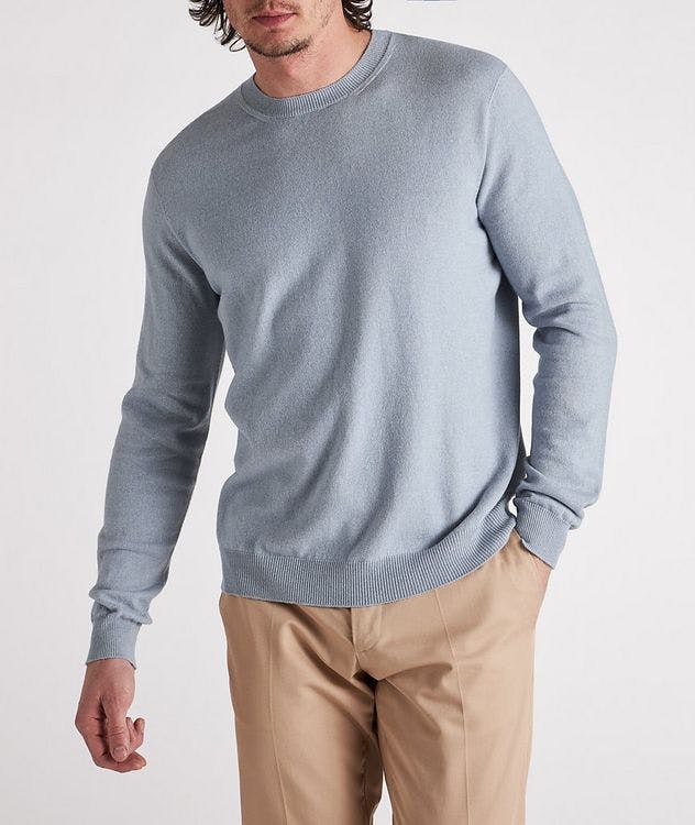 Cotton & Cashmere Crewneck Sweater picture 3