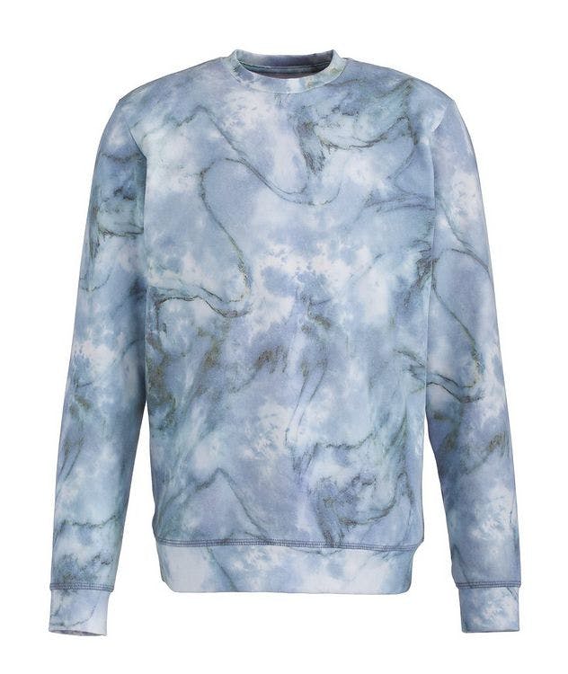 Granite Marble Cotton-Blend Sweatshirt picture 1