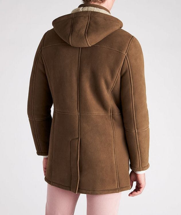 Hooded Suede Shearling Parka picture 3
